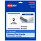 Avery Printable Oval Flat Cards, Sure Feed Technology, 4" x 6", Glossy White Cardstock, Print-to-The-Edge, Laser/Inkjet Printable, 20 Total, Great for Product Branding, Marketing, and More